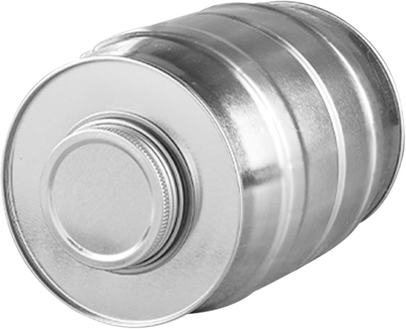 Tinplate Coffee Canister Airtight Barrel Shaped 100Mm X 148Mm For Ground Coffee Tea Sugar Flour - Image 1